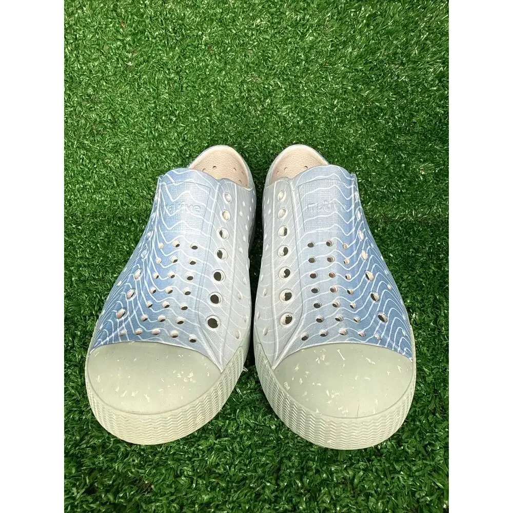 Native Jefferson Slip On Kids Water Shoes Blue Size C12 Lightweight Comfortable